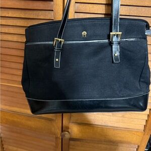 Etienne Aigner Black Laptop Bag